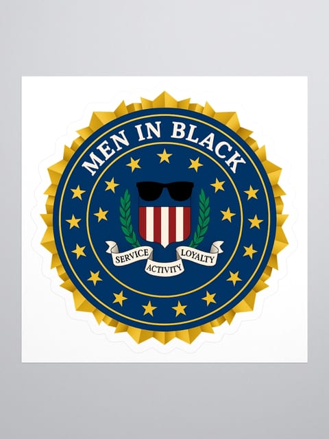 Men in Black Task Force Sticker — TF.STKR-01