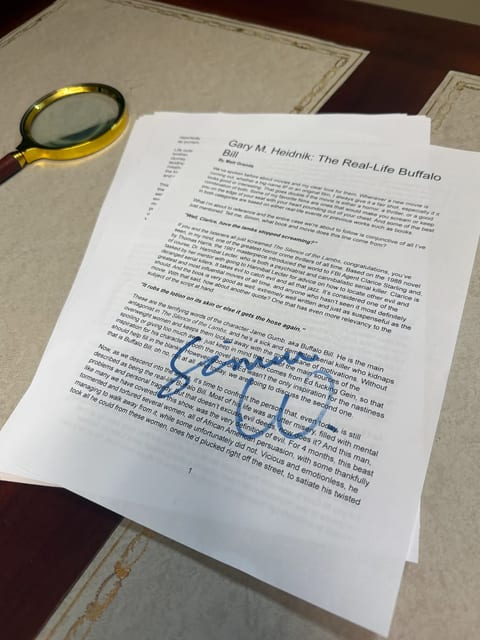 Official Signed Script – Used on Decoding the Unknown