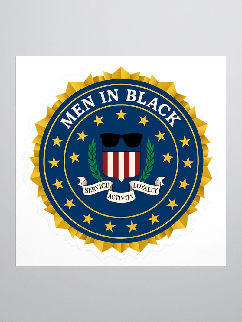 Men in Black Task Force Sticker — TF.STKR-01