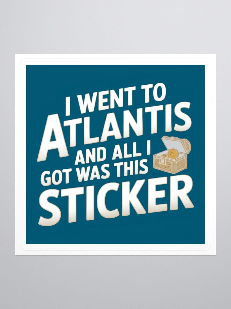 Atlantis Souvenir Sticker — LL.STKR-01