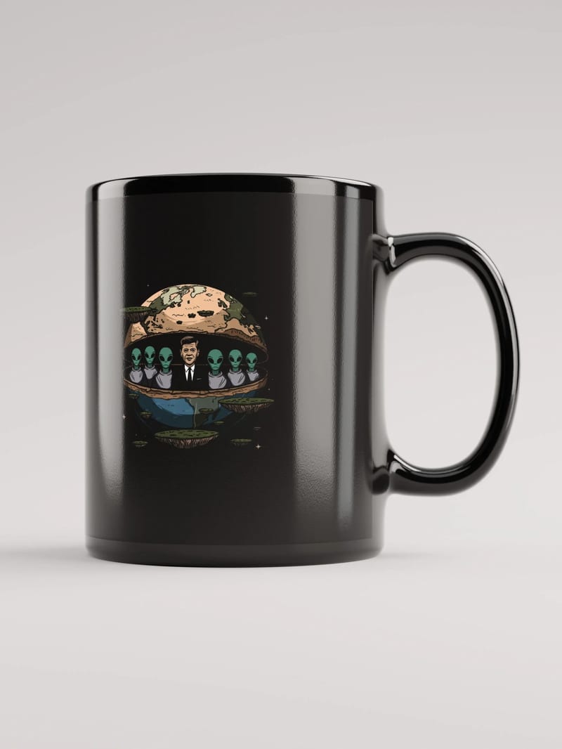 JFK Chilling with the Aliens Mug — TE.MUG-03